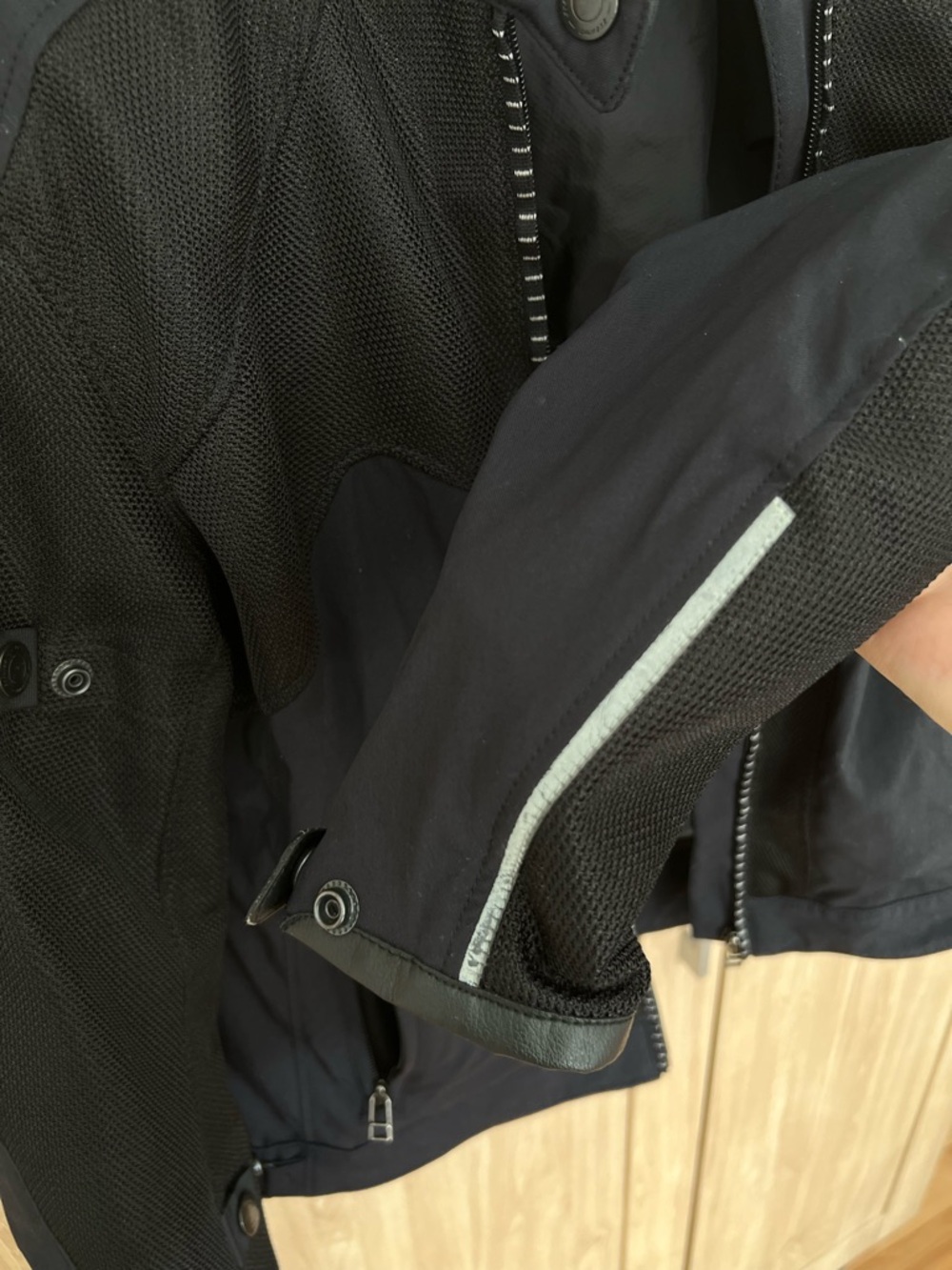 Dainese Air-Frame Lady Tex Textile Jacket Coat Sz 46 Black Motorcycle Protect - Picture 11 of 14